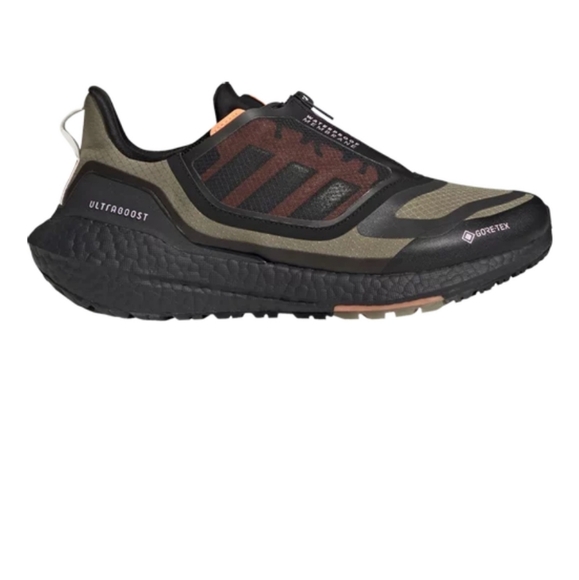 Adidas Ultraboost 22 Gore-TEX [GZ6876] Men Running Shoes Orbit Green / Black - Picture 1 of 8